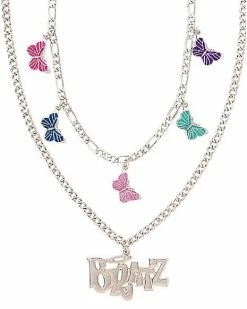 Deals 🤩 Bratz Butterfly Double Strand Chain Necklace 🧨