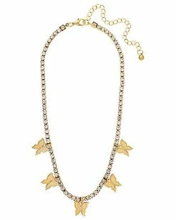 Cheap 🤩 CZ Butterfly Double Chain Necklace 💯 8 Cheap 🤩 CZ Butterfly Double Chain Necklace 💯 -Sun & Moon-shop 03989530 c