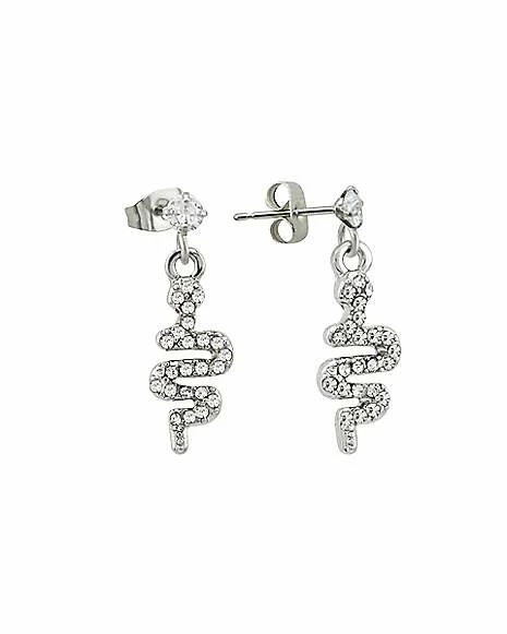 Promo π€© CZ Snake Stud Dangle Earrings π 3 Promo π€© CZ Snake Stud Dangle Earrings π