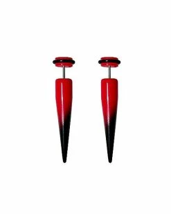 Hot Sale 👍 Black and Red Ombre Fake Tapers 🎁
