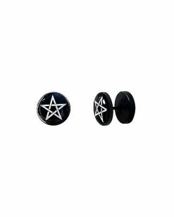 Wholesale 🥰 Faux Pentagram Plugs - 18 Gauge ⌛