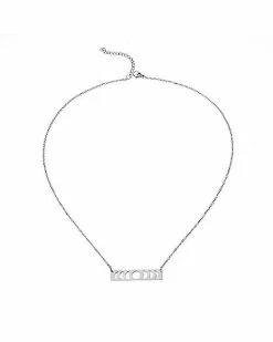 Best deal ✔️ Silvertone Moon Phase Bar Necklace 🔥