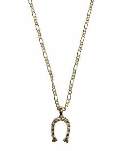 Flash Sale 😍 Horseshoe Pendant Figaro Chain Necklace 🥰