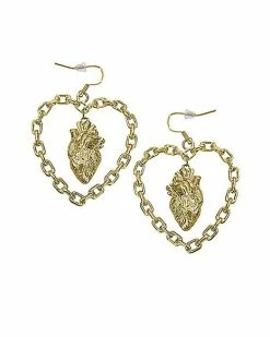 Best reviews of 🤩 Anatomical Heart Chain Heart Dangle Earrings 😍