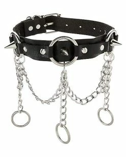 Best Pirce 🔔 6 O-Ring Drop Chain Choker Necklace 🎁