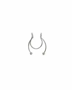 Best reviews of 😍 CZ Fake Horseshoe Septum Ring - 20 Gauge 👍