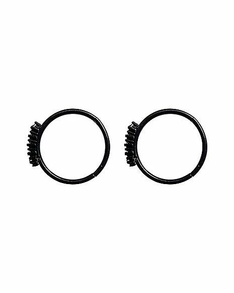 Cheapest ๐ Black CZ Hoop Earrings- 18 Gauge ๐ฅ 3 Cheapest ๐ Black CZ Hoop Earrings- 18 Gauge ๐ฅ