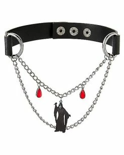 Flash Sale 🎁 Ghost Face Gem Double Chain Necklace 🎁