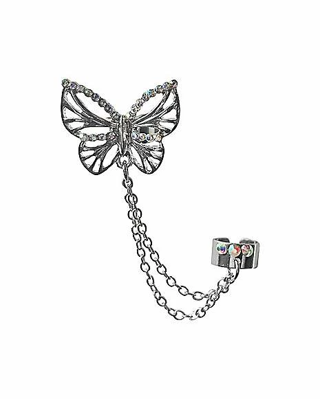 Deals π CZ Butterfly Chain Ear Cuff π 3 Deals π CZ Butterfly Chain Ear Cuff π
