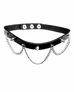 Brand new 🎁 Faux Leather Chain Choker Necklace ⭐