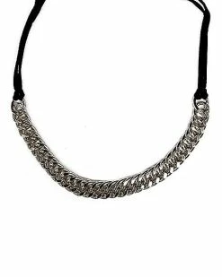 Best reviews of 🔥 Silvertone Curb Chain Choker Necklace 😉